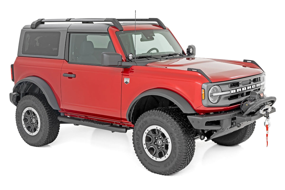 Oval Nerf Steps | 2-Door | Black | Ford Bronco (2 Door) 4WD (2021-2026) - Image 3