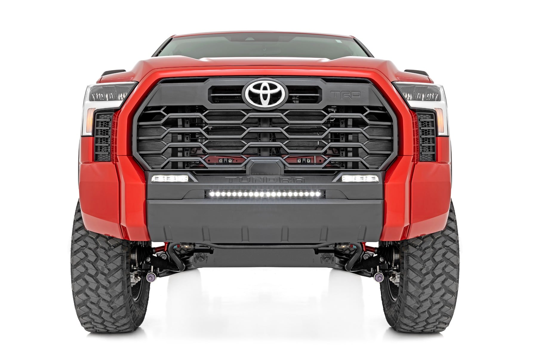 LED Light Kit | Bumper Mount | 20" Black Slim Line | Toyota Tundra (22-26) - Image 5
