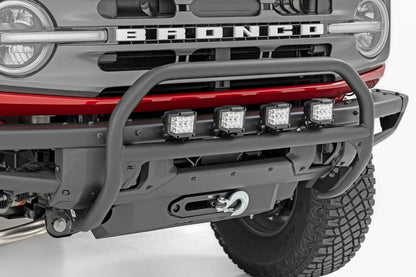 Nudge Bar | 20 Inch Black Single Row LED | OE Modular Steel | | Ford Bronco (21-26) - Image 2