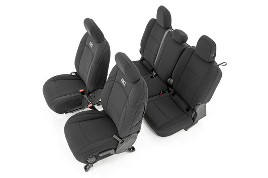 Seat Covers | Front and RR w/ Cup Holder | Jeep Gladiator JT 4WD (2020-2026)