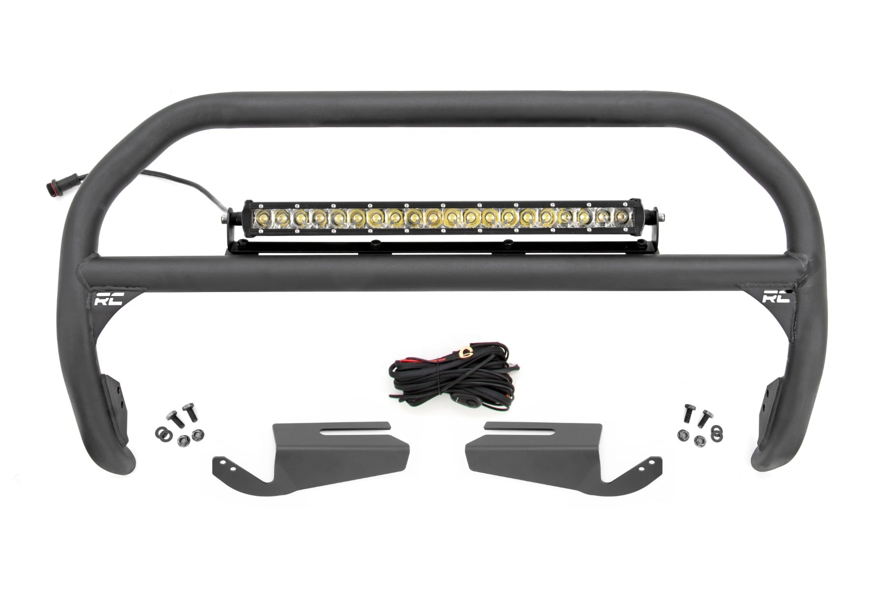 Nudge Bar | 20 Inch Chrome Single Row LED | OE Modular Steel | Ford Bronco (21-26)