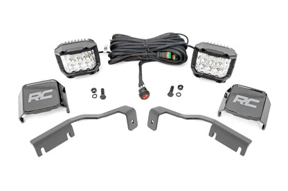 LED Light Kit | Ditch Mount |  3" OSRAM | Wide | Nissan Frontier (22-26)