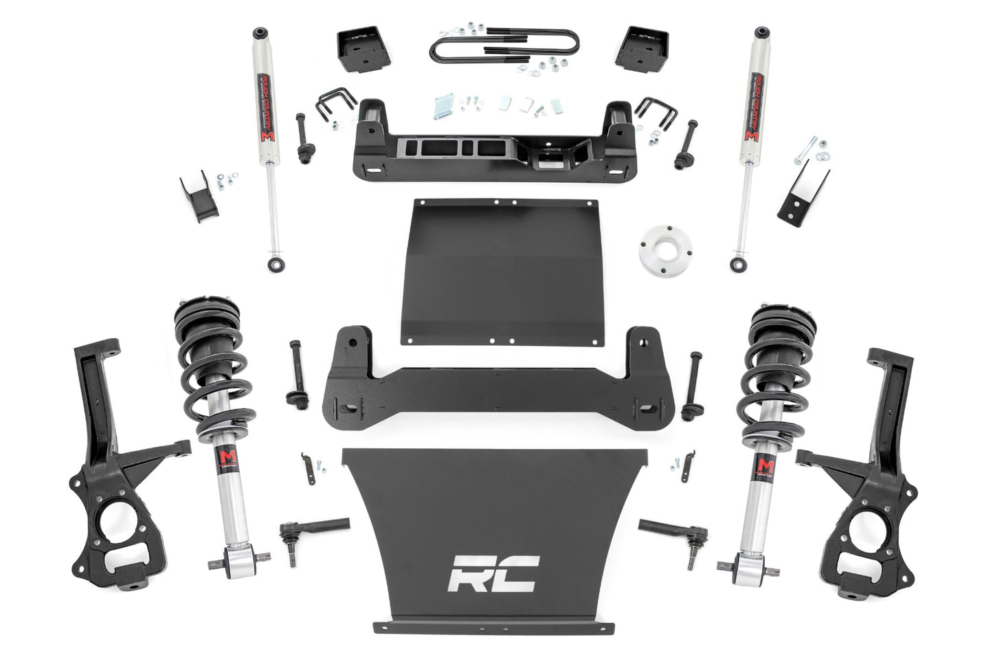 6 Inch Lift Kit | Mono Leaf Rear | M1 Struts/M1 | Chevy Silverado 1500 (25-26)