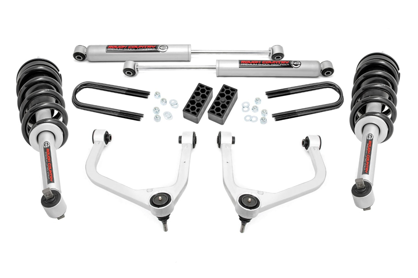 3.5 Inch Lift Kit | N3 Struts | Chevy Silverado 1500 2WD/4WD (2025-2026)