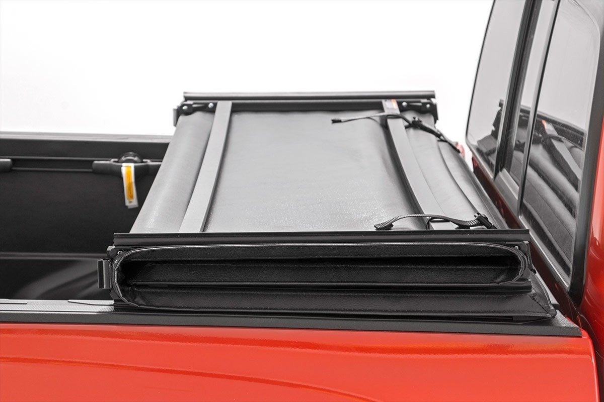Soft Tri-Fold Bed Cover | 5' Bed | Dbl Cab | Toyota Tacoma 2WD/4WD (16-23) - Image 5