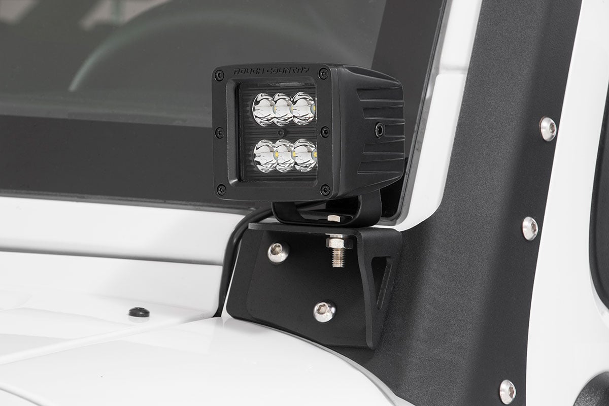 2 Inch Black Series LED Light Pods | Spot | Square - Image 5