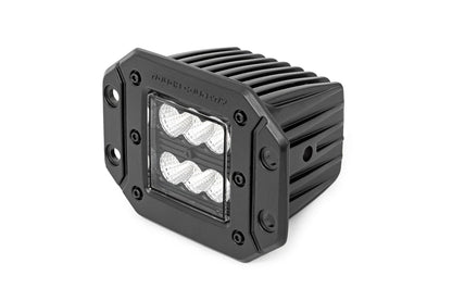 2 Inch Black Series LED Light Pods  | Pair | Flood | Flush Mount - Image 2