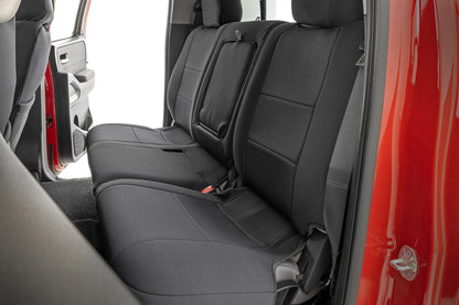 Seat Covers | FR & RR | Crew Cab | Nissan Frontier 2WD/4WD (2022-2026) - Image 3