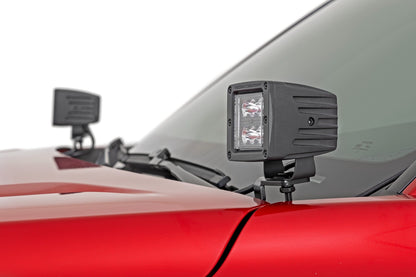 LED Light Kit | Ditch Mount | 2" Black Pair | Flood | Toyota Tacoma (24-26) - Image 4