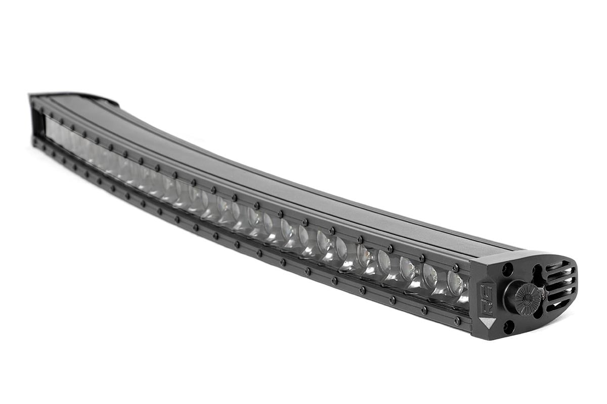 30 Inch Black Series LED Light Bar | Curved | Single Row | Cool White DRL - Image 2