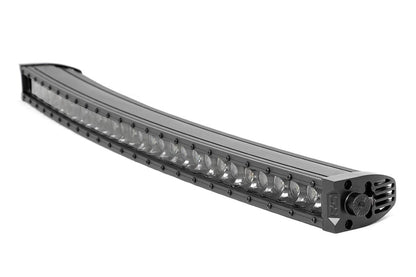 30 Inch Black Series LED Light Bar | Curved | Single Row | Cool White DRL - Image 2