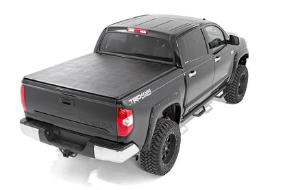 Soft Tri-Fold Bed Cover | 5'7" Bed | No OE Rail | Toyota Tundra (07-21) - Image 2