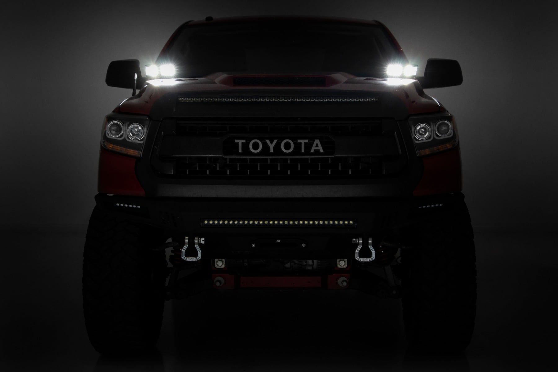 LED Light Kit | Ditch Mount | Dual 2" Black Pairs | Flood | Toyota Tundra (14-21) - Image 5