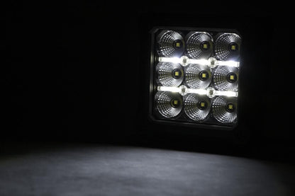 4 Inch Chrome Series LED Light Pods | Square | White DRL | Pair - Image 3