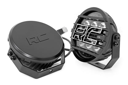 Black Series Halo LED Light Pair | White/Amber DRL | 6.5 Inch | Round - Image 2