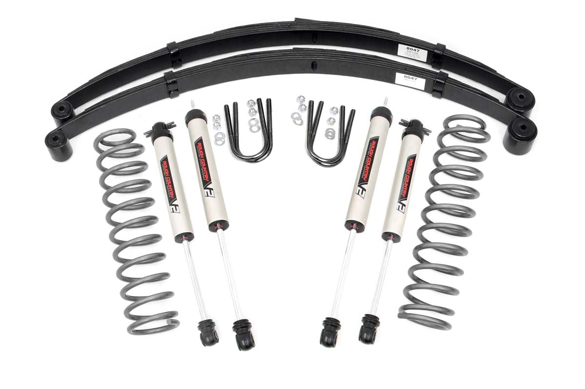 3 Inch Lift Kit | RR Springs | V2 | Jeep Cherokee XJ 2WD/4WD (1984-2001) - Image 3