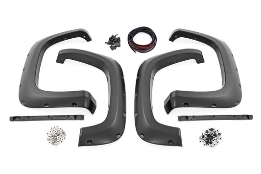 Pocket Fender Flares | GJI Shadow Gray | Chevy Silverado 2500 HD/3500 HD (20-26)