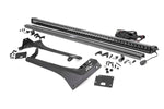 LED Light Kit | Windshield Mount | 50" BLK Single Row | Jeep Gladiator JT/Wrangler JL (18-26)