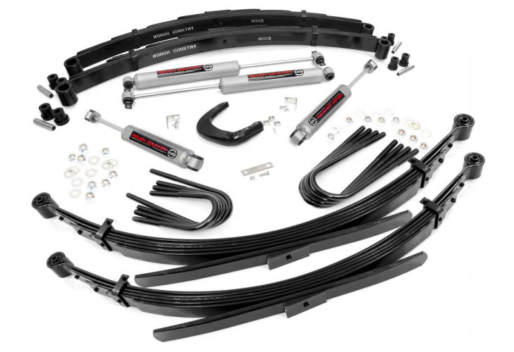 4 INCH LIFT KIT 52 INCH REAR SPRINGS | GMC C15/K15 TRUCK/HALF-TON SUBURBAN (73-76)