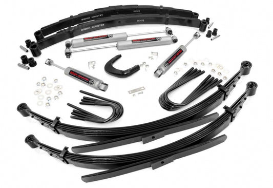 4 INCH LIFT KIT 52 INCH RR SPRINGS | CHEVY/GMC 3/4-TON SUBURBAN (88-91)