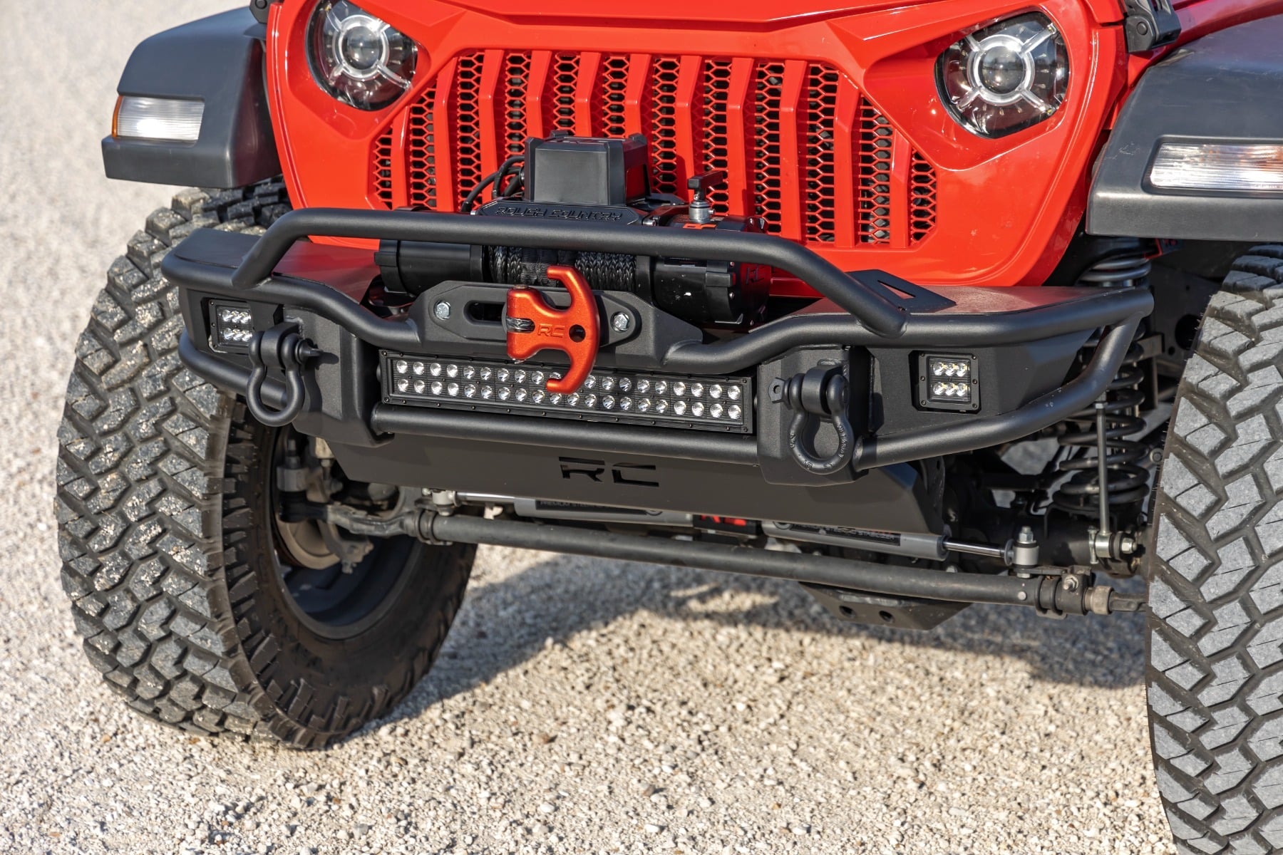 Front Winch Bumper | Tubular | Skid Plate | Jeep Gladiator JT/Wrangler JK & JL/Wrangler Unlimited - Image 6