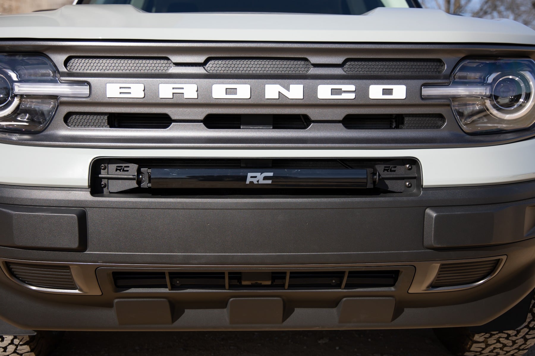 LED Light Kit | Bumper Mount | 20" Black Single Row | Ford Bronco Sport (21-26) - Image 4