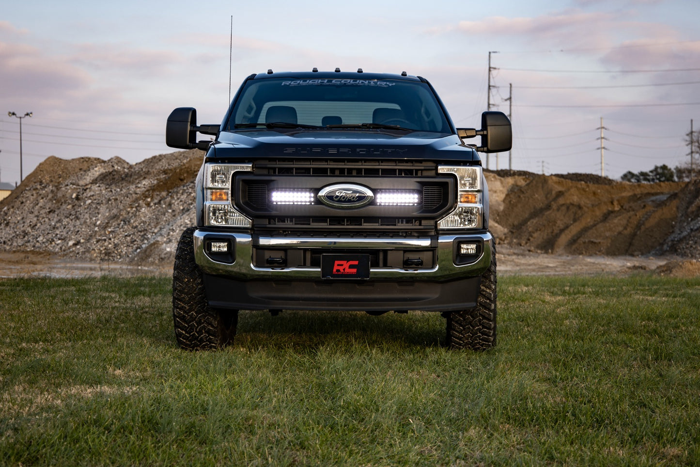 LED Light Kit | Grille Mount | 10 Inch Black | Slimline | Ford F-250 Super Duty (20-22) - Image 4