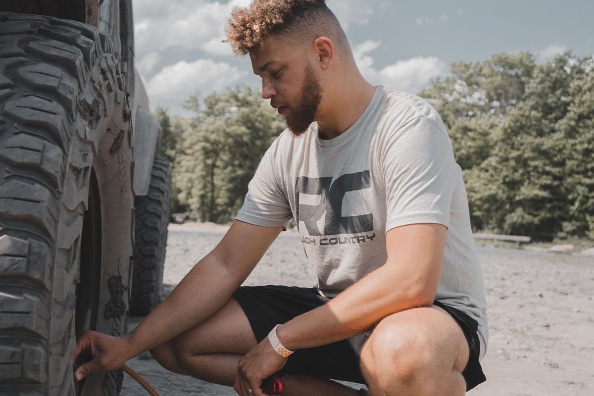 Rough Country T-Shirt | Logo | Grey | 2XL - Image 4