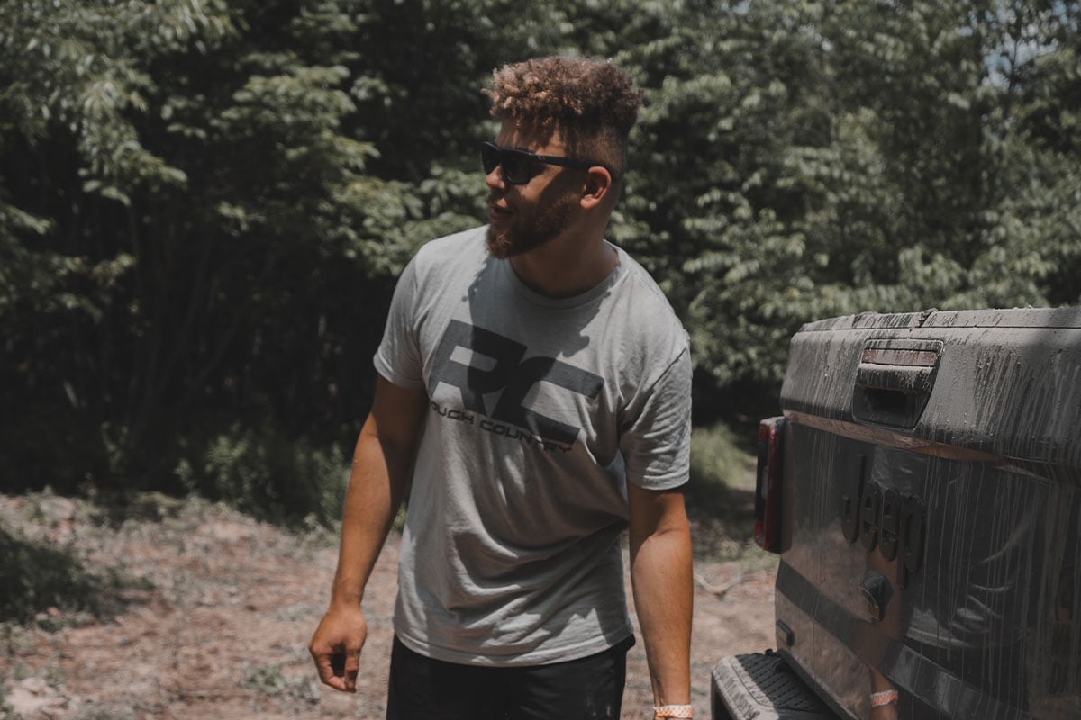 Rough Country T-Shirt | Logo | Grey | XL - Image 6