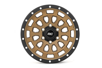 Rough Country 87 Series Wheel | Simulated Beadlock | Bronze/Black | 17x8.5 | 6x5.5 |+25mm - Image 2