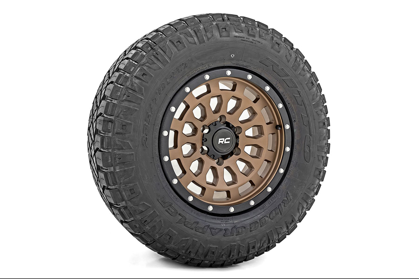 Rough Country 87 Series Wheel | Simulated Beadlock | Bronze/Black | 17x8.5 | 6x5.5 |+25mm - Image 5