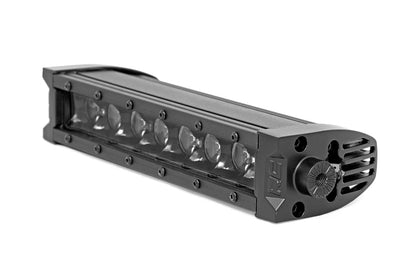 8 Inch Black Series LED Light Bar | Single Row | Cool White DRL - Image 2