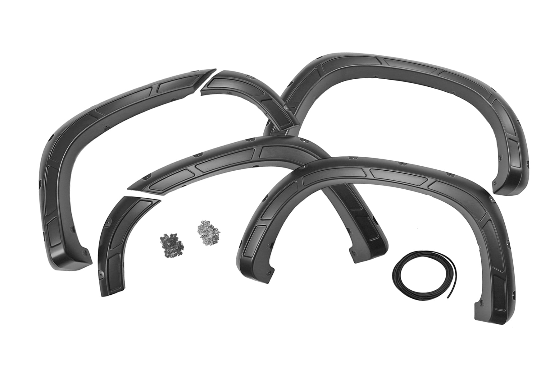 Fender Flares | Defender | GB8 Mosaic Black | Chevy Silverado 1500 (19-26)