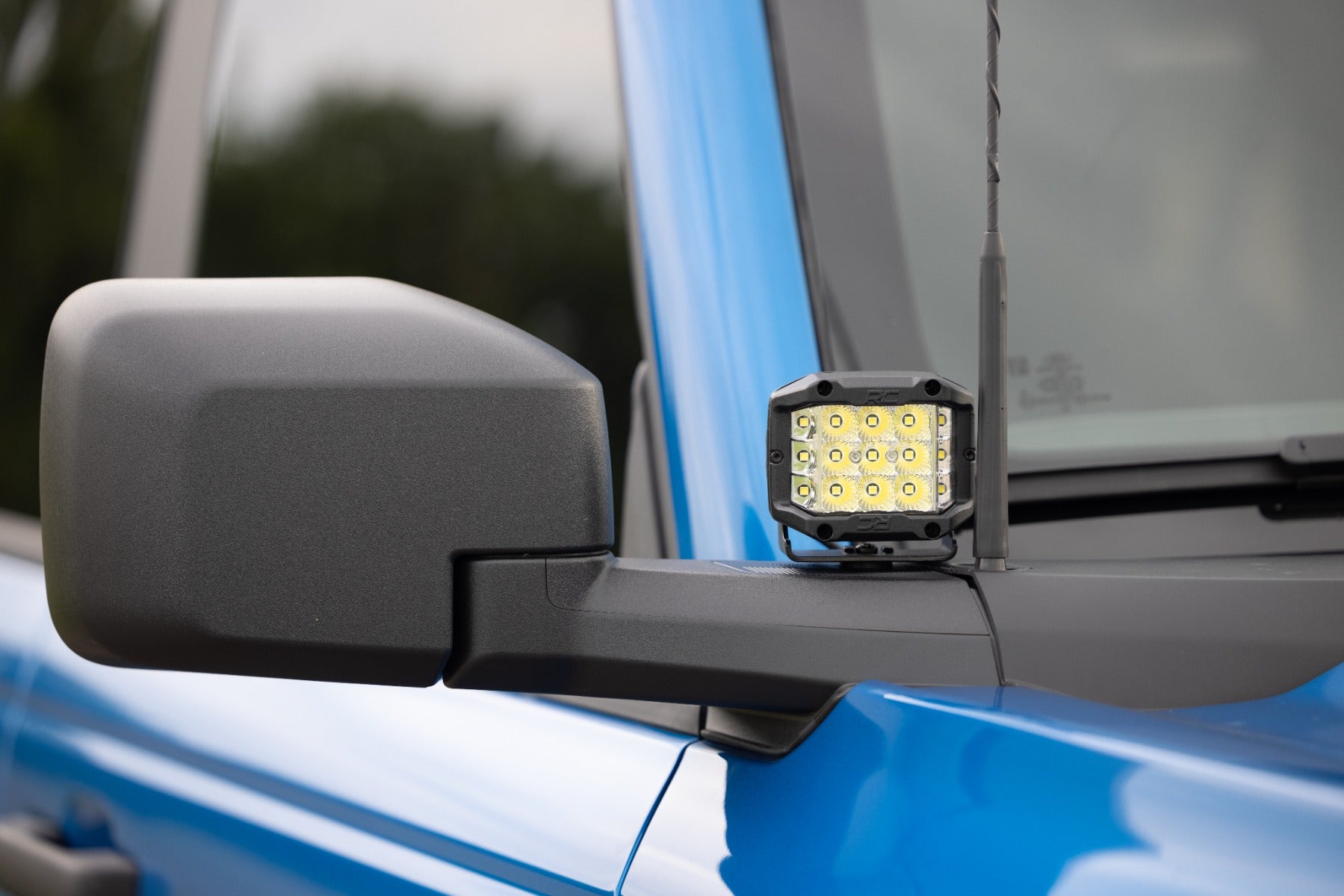 LED Light Kit | Ditch Mount | 2" Black Pair | Amber DRL | Ford Bronco (21-26) - Image 6