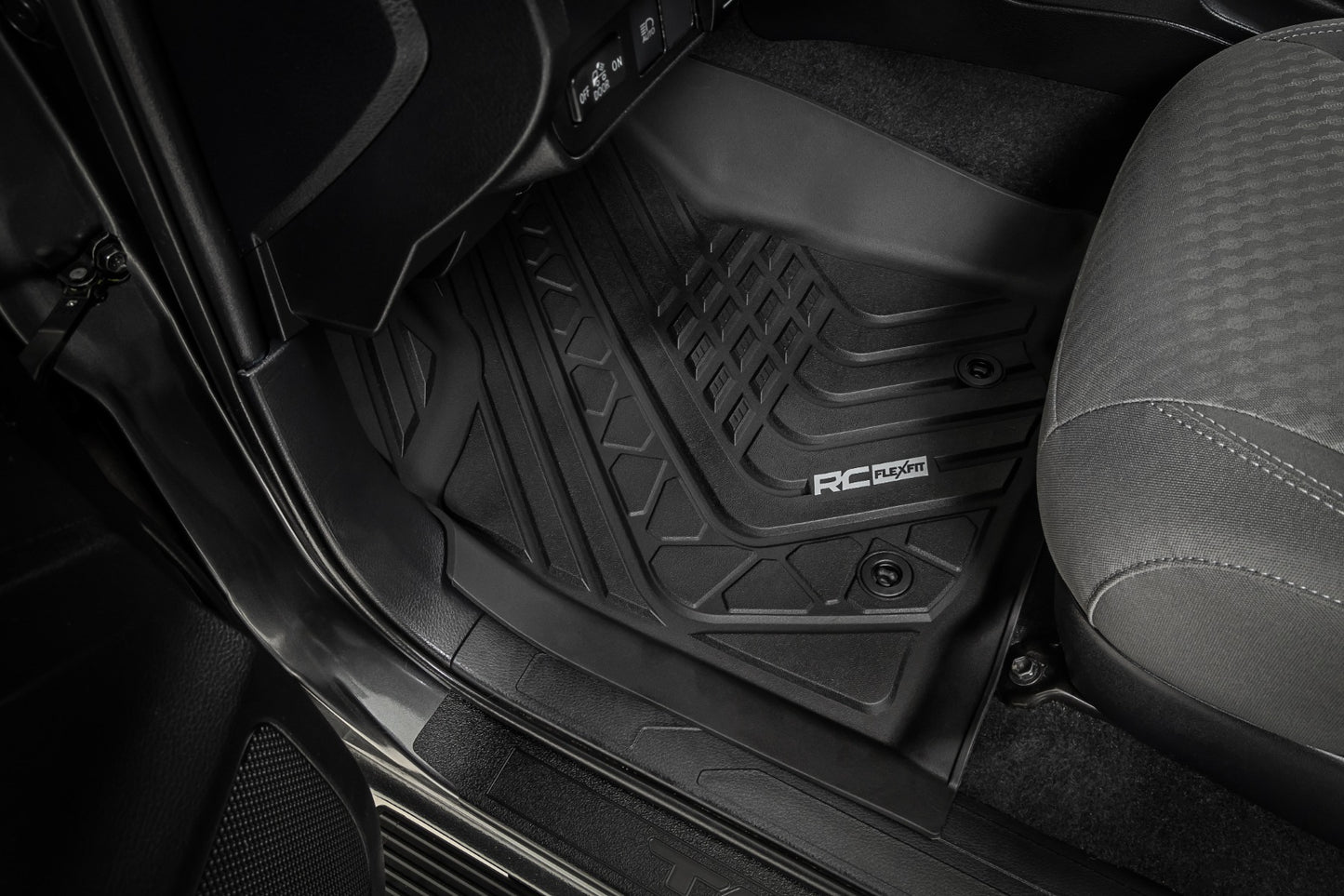 Flex-Fit Floor Mats | Front | Toyota Tacoma 2WD/4WD (2016-2023) - Image 3