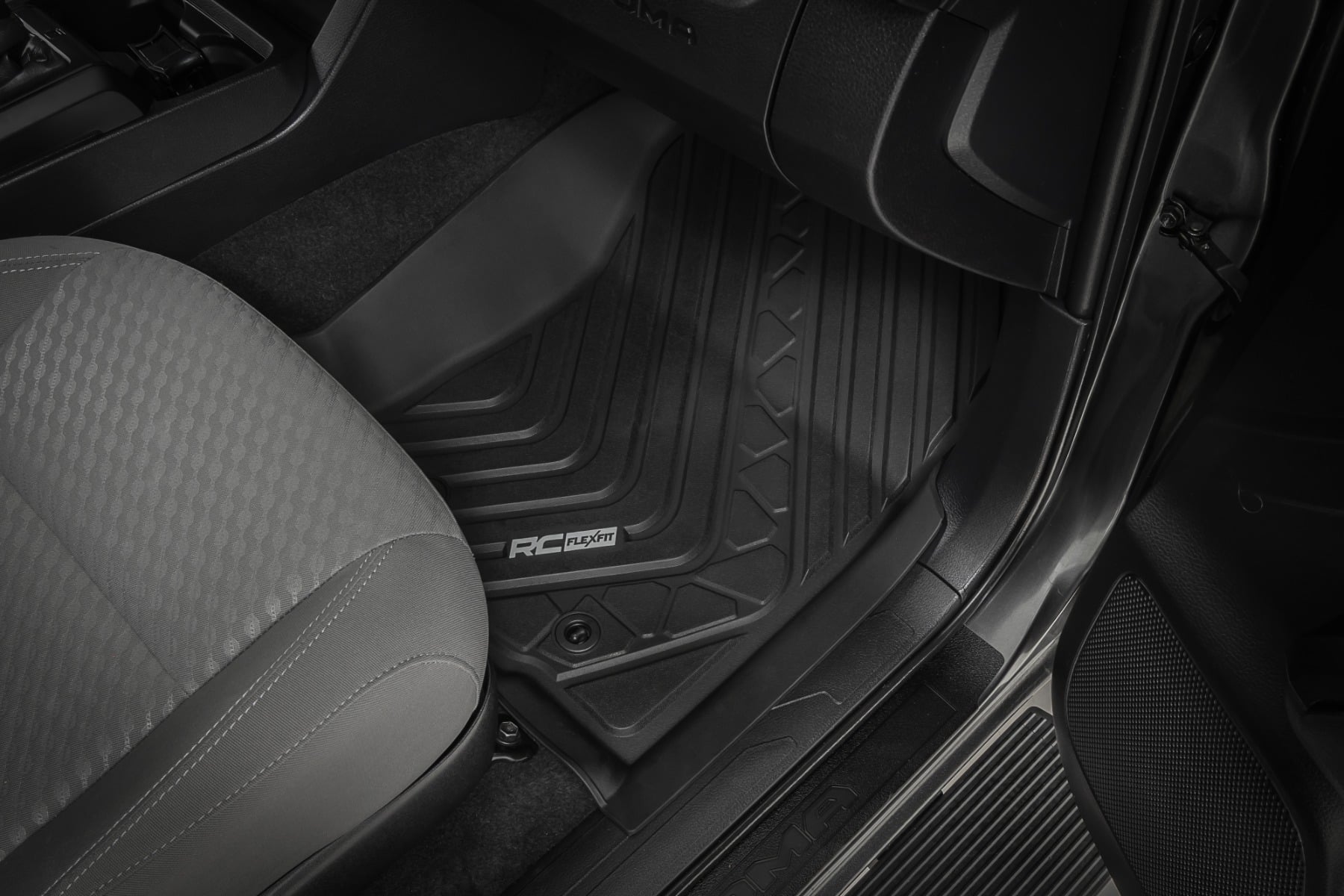 Flex-Fit Floor Mats | Front and Rear | Toyota Tacoma 2WD/4WD (2016-2023) - Image 5