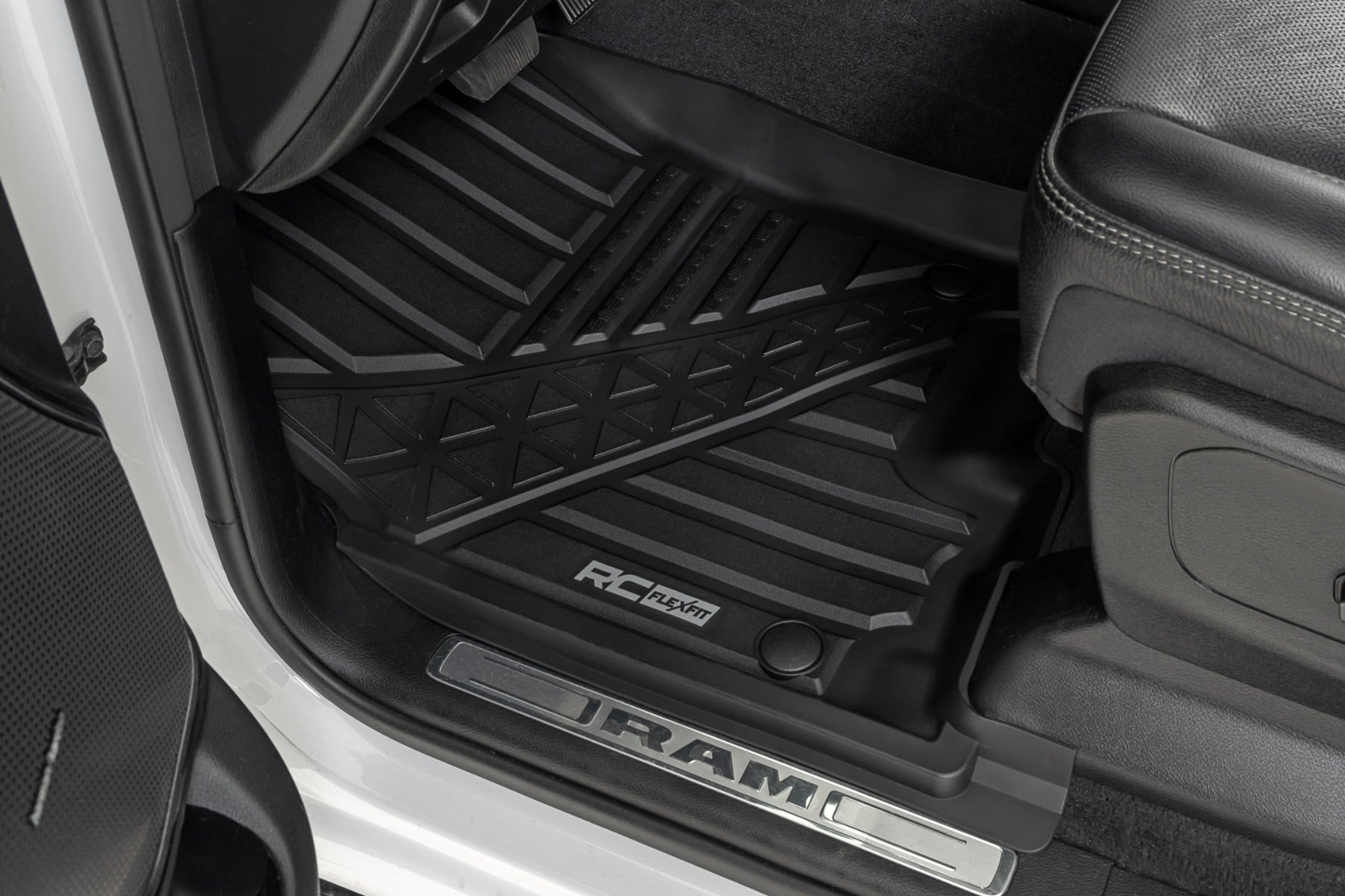 Flex-Fit Floor Mats | FR & RR | Crew | Ram 1500 (19-24)/1500 TRX (21-24) - Image 2