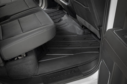 Flex-Fit Floor Mats | FR & RR | FR Bucket | Crew | Chevy/GMC 1500/2500HD/3500HD (19-26) - Image 3