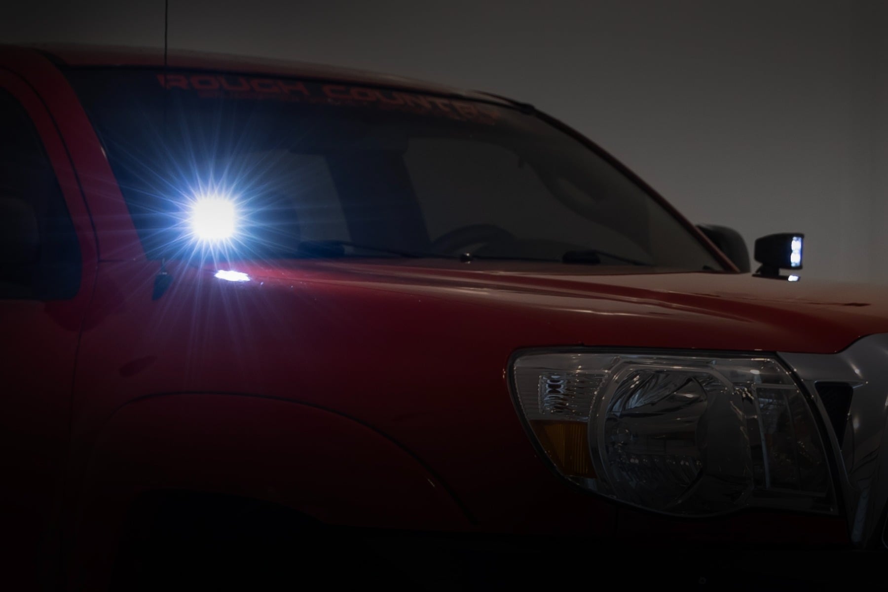 LED Light Kit | Ditch Mount | 2" Black Pair | Spot | Toyota Tacoma (05-15) - Image 5