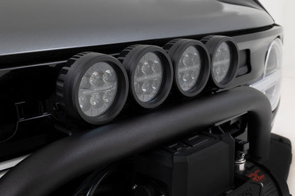 Safari Bar | 3.5" Round LED (Quad) | Black | Amber DRL | OE Modular Steel | Ford Bronco (21-26) - Image 4