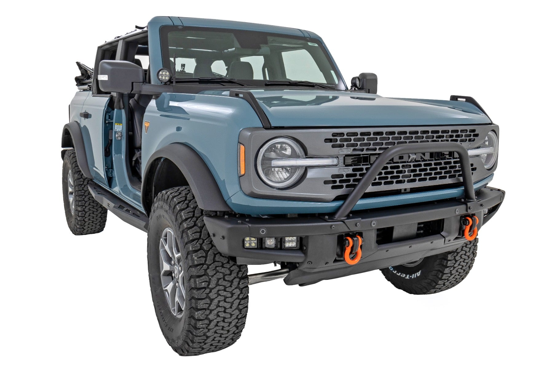 Safari Bar | 3.5" Round LED (Pair) | Black | Amber DRL | OE Modular Steel | Ford Bronco (21-26) - Image 5