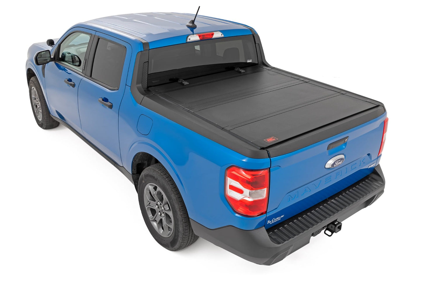 Hard Tri-Fold Flip Up Bed Cover | 4'6" Bed | Ford Maverick 2WD/4WD (22-26) - Image 4