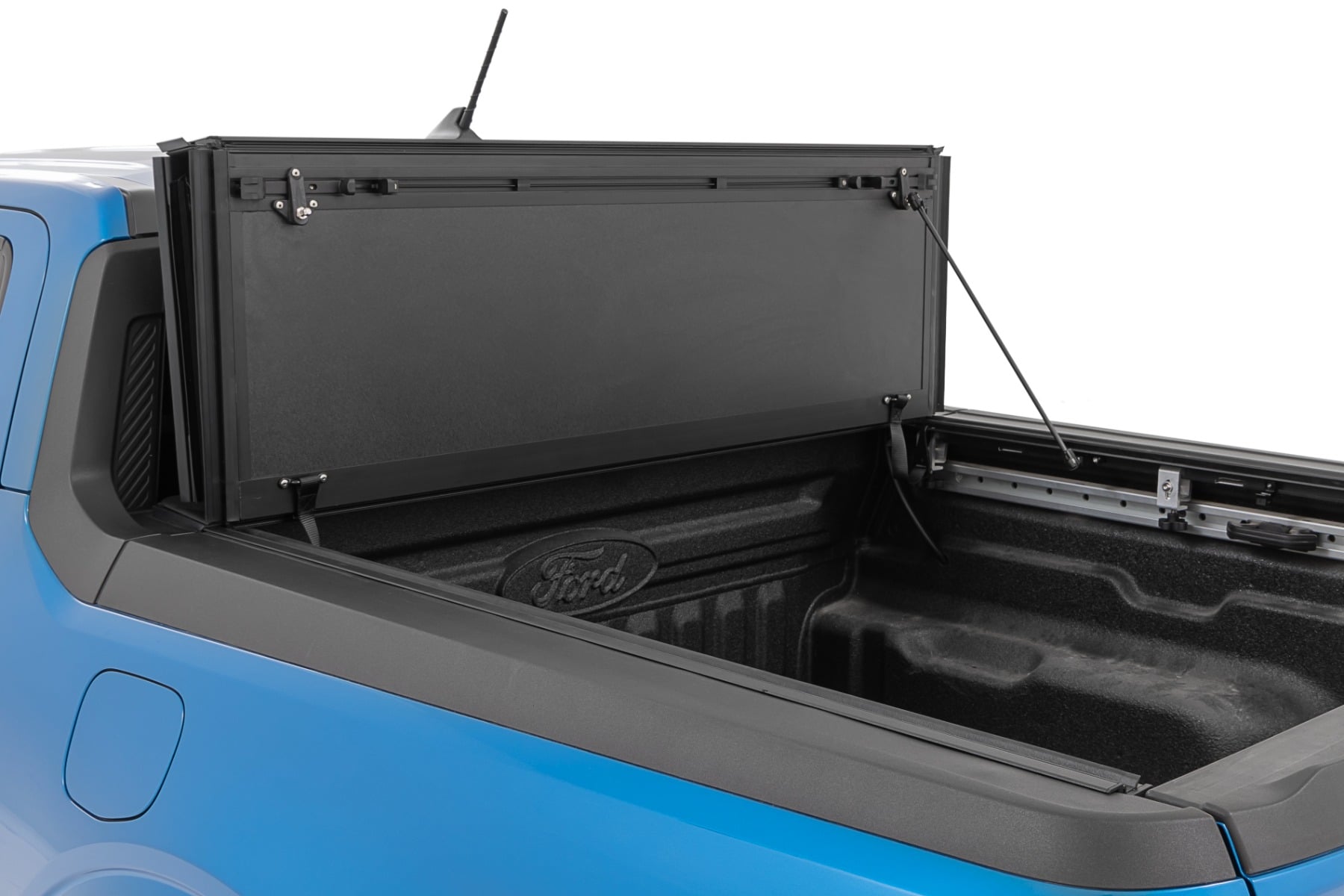 Hard Tri-Fold Flip Up Bed Cover | 4'6" Bed | Ford Maverick 2WD/4WD (22-26) - Image 2