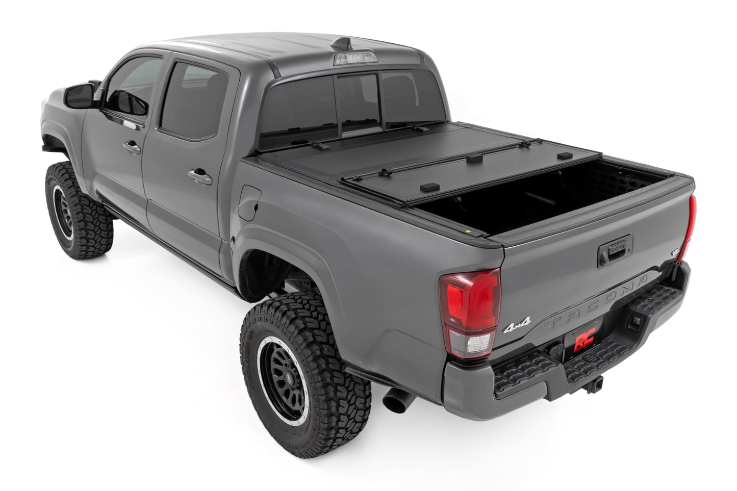 Hard Tri-Fold Flip Up Bed Cover | 5' Bed | Toyota Tacoma 2WD/4WD (2005-2015) - Image 4