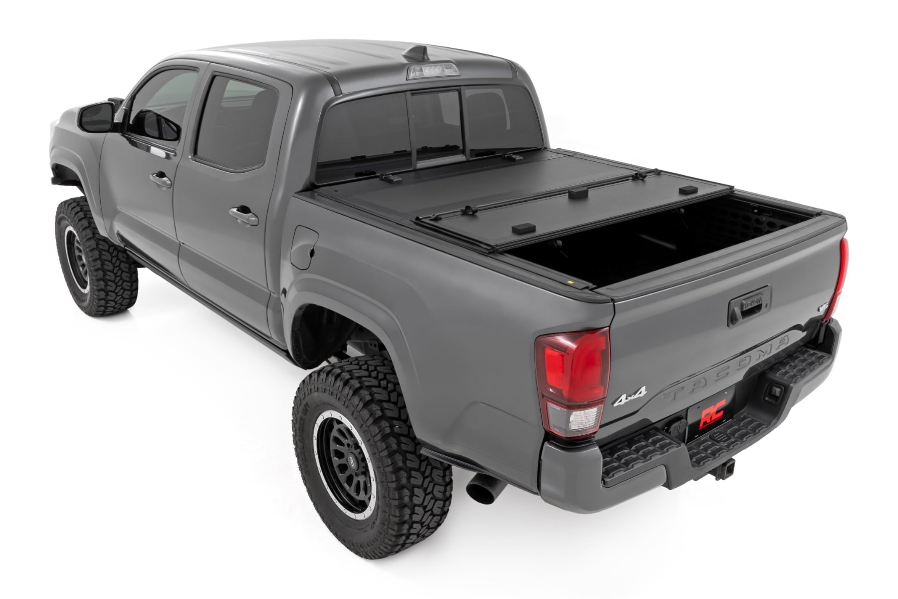 Hard Tri-Fold Flip Up Bed Cover | 5' Bed | Toyota Tacoma 2WD/4WD (2005-2015) - Image 4