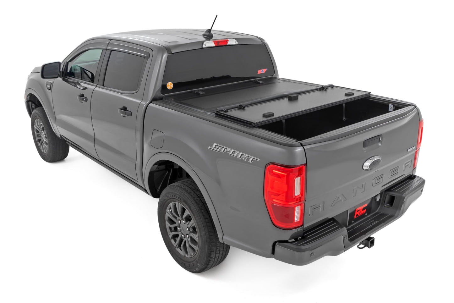 Hard Tri-Fold Flip Up Bed Cover | 5' Bed | Ford Ranger 2WD/4WD (2019-2023) - Image 4