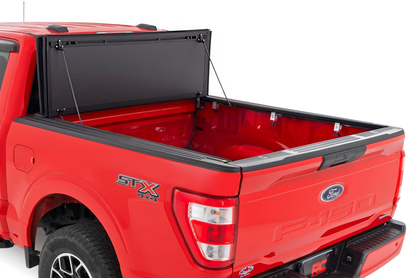 Hard Tri-Fold Flip Up Bed Cover | 6'7" Bed | Ford F-150 2WD/4WD (2015-2020) - Image 2