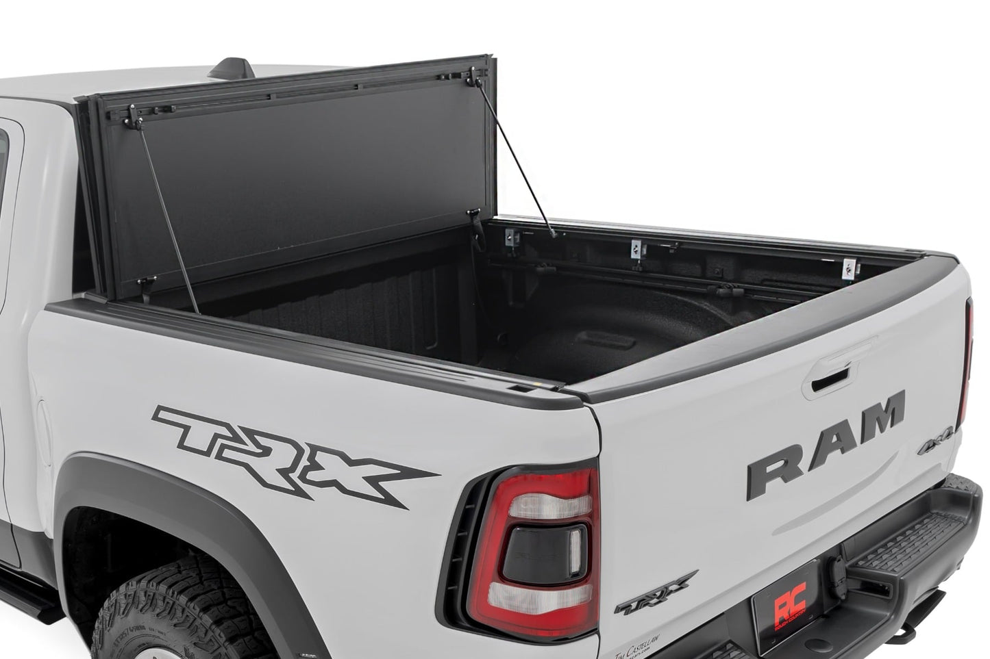 Hard Tri-Fold Flip Up Bed Cover | 6'4" | Ram 1500 (19-26)/1500 TRX (21-24) - Image 2