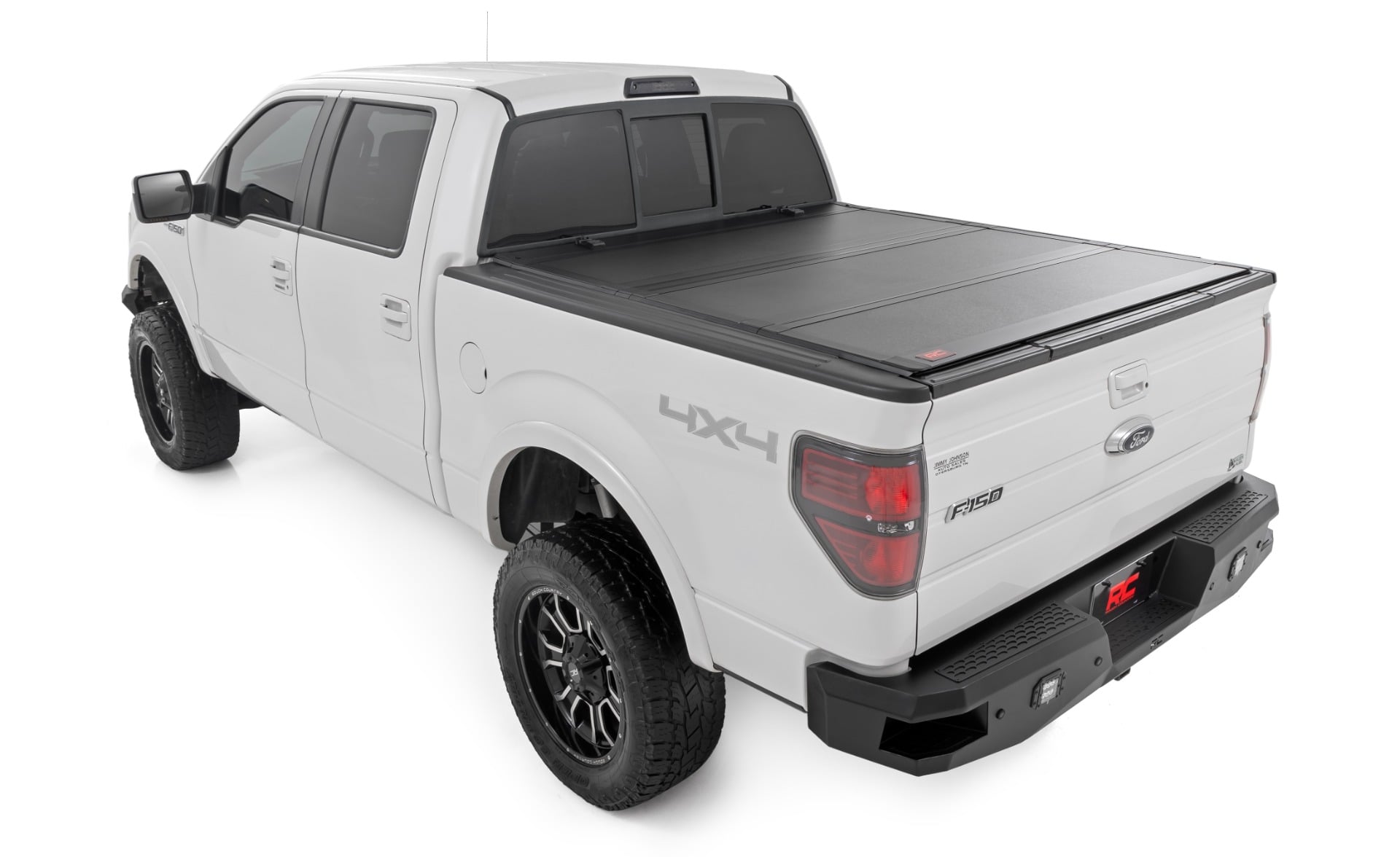 Hard Tri-Fold Flip Up Bed Cover | 5'7" Bed | Ford F-150 2WD/4WD (2004-2014) - Image 3