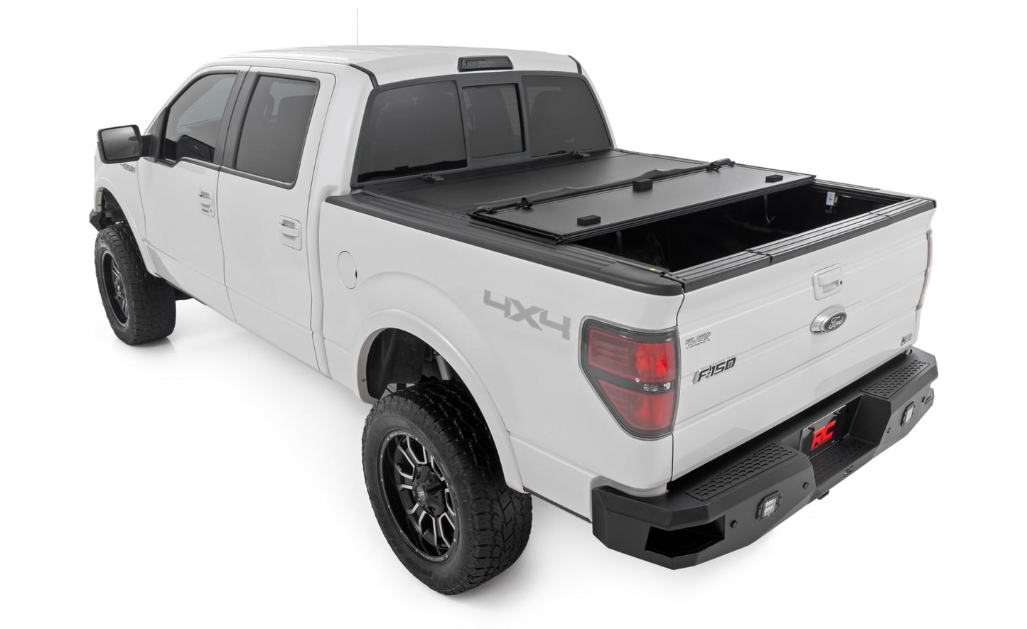 Hard Tri-Fold Flip Up Bed Cover | 6'7" Bed | Ford F-150 2WD/4WD (2004-2014) - Image 4
